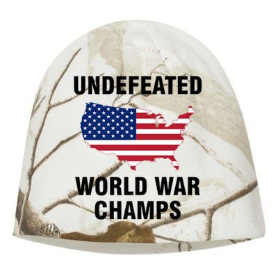 Undefeated World War Champs Gift Kati - Camo Knit Beanie