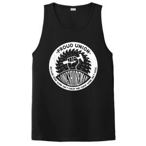 Union Worker Workers Work Proud Longshore Funny Gift PosiCharge Competitor Tank