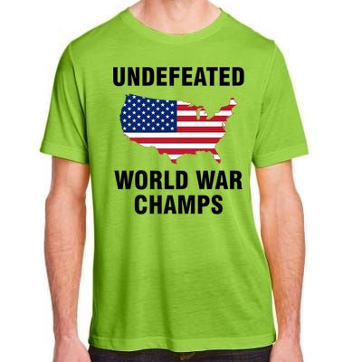 Undefeated World War Champs Gift Adult ChromaSoft Performance T-Shirt