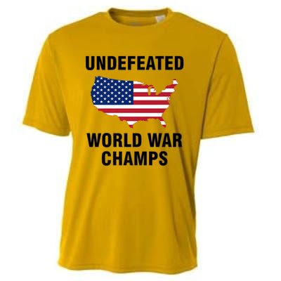 Undefeated World War Champs Gift Cooling Performance Crew T-Shirt