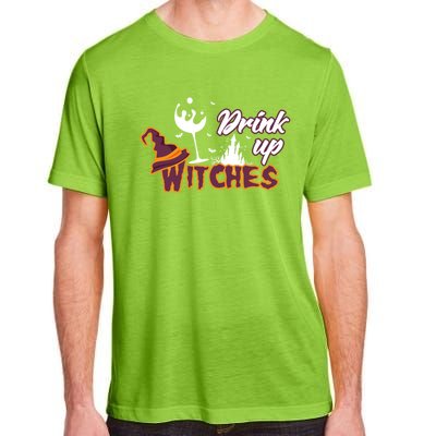 Up Witches Wine Witch Halloween Party Ing Gift Adult ChromaSoft Performance T-Shirt