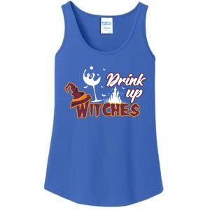 Up Witches Wine Witch Halloween Party Ing Gift Ladies Essential Tank