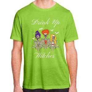 Up Witches With Skeleton Sisters Gift Adult ChromaSoft Performance T-Shirt