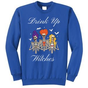 Up Witches With Skeleton Sisters Gift Sweatshirt