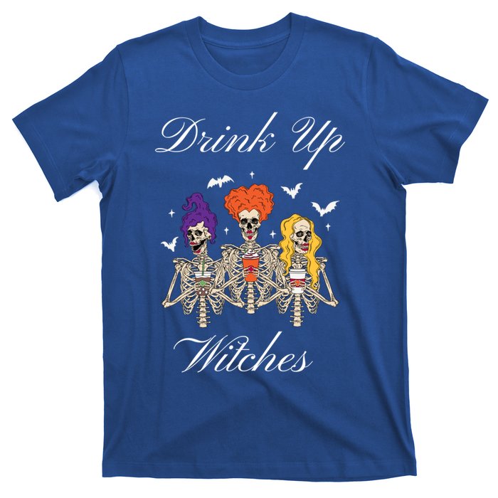 Up Witches With Skeleton Sisters Gift T-Shirt