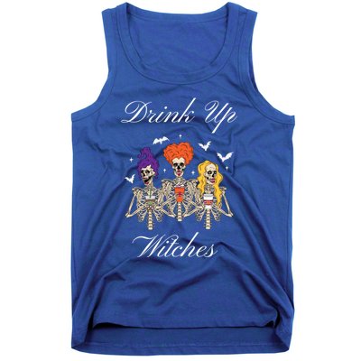 Up Witches With Skeleton Sisters Gift Tank Top