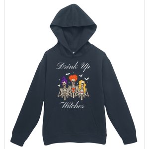 Up Witches With Skeleton Sisters Gift Urban Pullover Hoodie