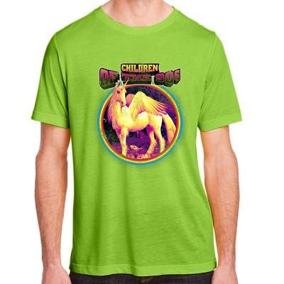 Unicorn With Wings Retro Children Of The 90's Adult ChromaSoft Performance T-Shirt