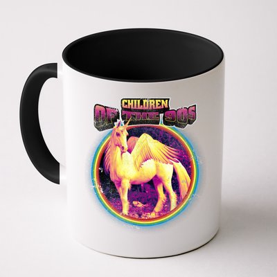 Unicorn With Wings Retro Children Of The 90's Mug
