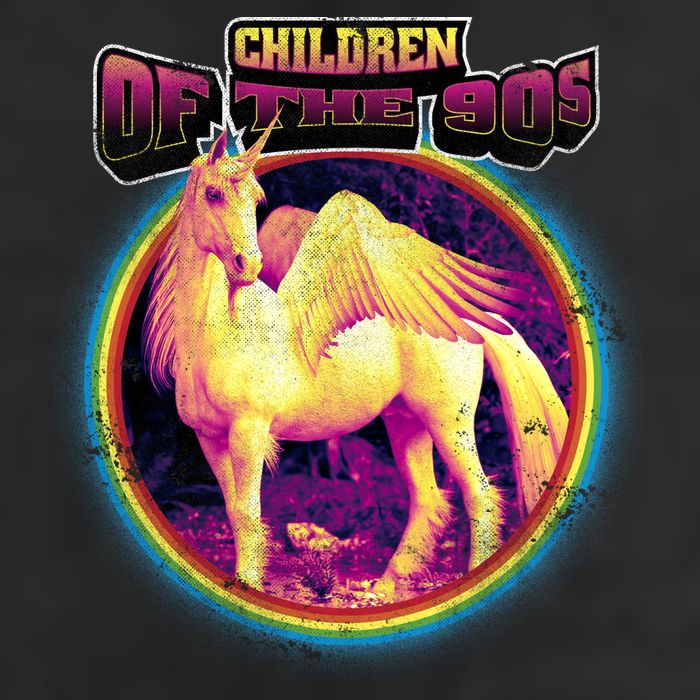 Unicorn With Wings Retro Children Of The 90's Beanie