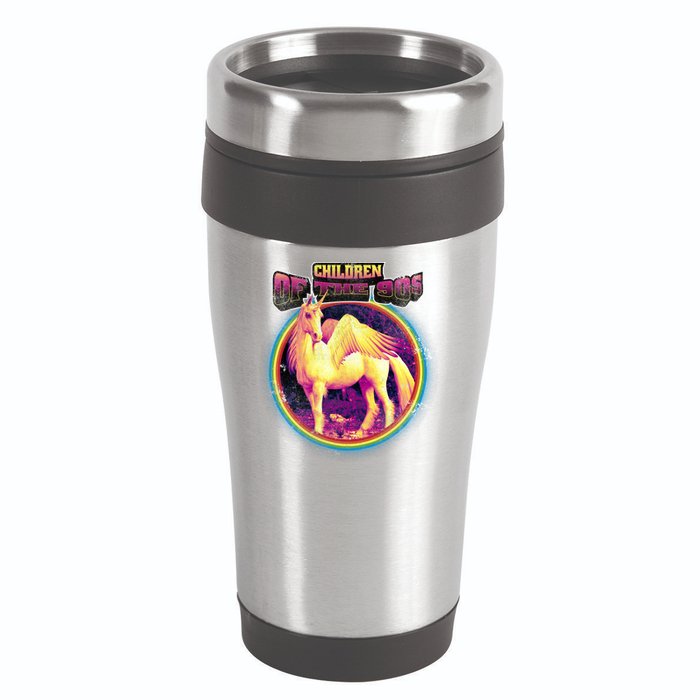 Unicorn With Wings Retro Children Of The 90's 16oz Travel Tumbler