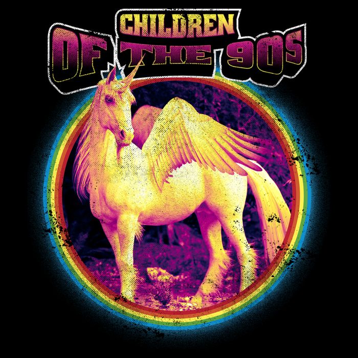 Unicorn With Wings Retro Children Of The 90's 16oz Travel Tumbler