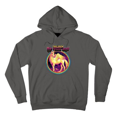 Unicorn With Wings Retro Children Of The 90's Hoodie