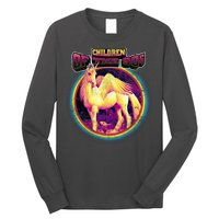 Unicorn With Wings Retro Children Of The 90's Long Sleeve Shirt