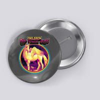 Unicorn With Wings Retro Children Of The 90's Button
