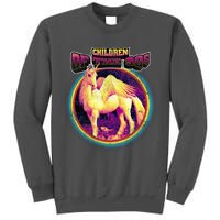 Unicorn With Wings Retro Children Of The 90's Tall Sweatshirt