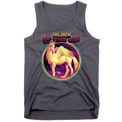 Unicorn With Wings Retro Children Of The 90's Tank Top