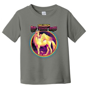 Unicorn With Wings Retro Children Of The 90's Toddler T-Shirt