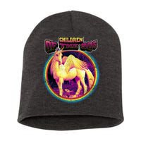 Unicorn With Wings Retro Children Of The 90's Short Acrylic Beanie