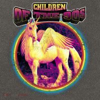 Unicorn With Wings Retro Children Of The 90's Cotton Canvas Backpack