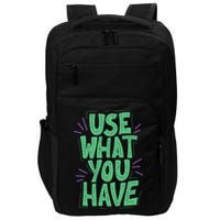 Use What You Have Earth Day Impact Tech Backpack
