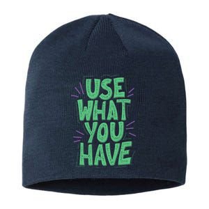 Use What You Have Earth Day Sustainable Beanie