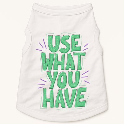 Use What You Have Earth Day Doggie Tank