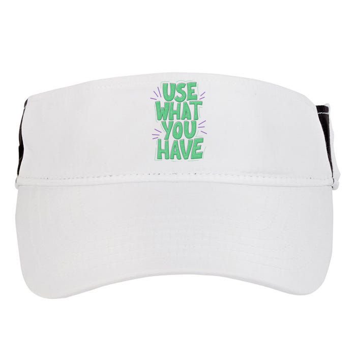 Use What You Have Earth Day Adult Drive Performance Visor