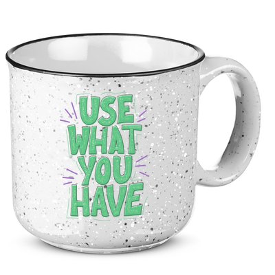 Use What You Have Earth Day 15oz Campfire Ceramic Mug