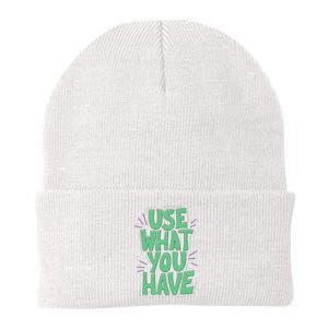 Use What You Have Earth Day Knit Cap Winter Beanie