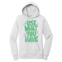 Use What You Have Earth Day Women's Pullover Hoodie