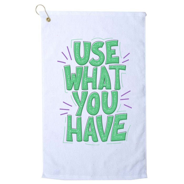 Use What You Have Earth Day Golf Towel