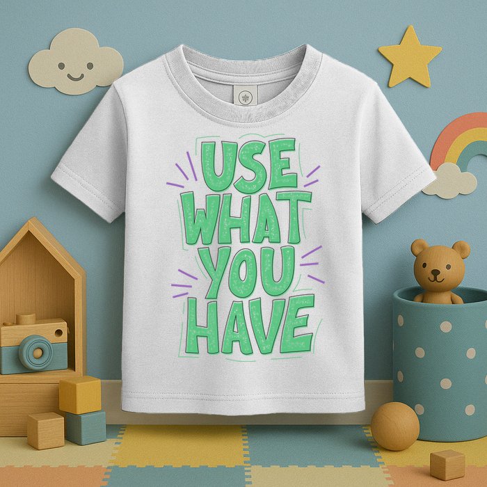 Use What You Have Earth Day Toddler T-Shirt