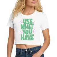 Use What You Have Earth Day Crop Top