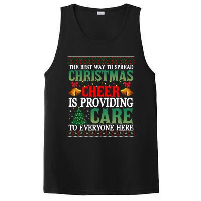 Ugly Xmas Christmas Cheer Is Providing Care To Everyone Here PosiCharge Competitor Tank