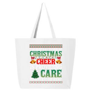 Ugly Xmas Christmas Cheer Is Providing Care To Everyone Here 25L Jumbo Tote