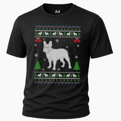 Ugly Xmas Design French Bulldog Ugly Christmas Sweater Funny Gift Performance Shirt