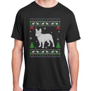 Ugly Xmas Design French Bulldog Ugly Christmas Sweater Funny Gift Adult ChromaSoft Performance T-Shirt