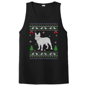 Ugly Xmas Design French Bulldog Ugly Christmas Sweater Funny Gift PosiCharge Competitor Tank