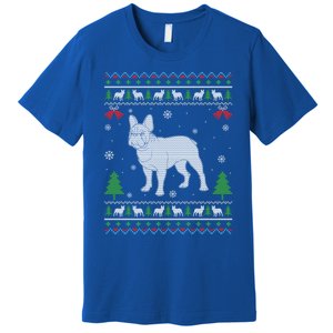 Ugly Xmas Design French Bulldog Ugly Christmas Sweater Funny Gift Premium T-Shirt