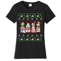 Ugly Xmas Funny Propofol Christmas Nurse Crna Pacu Er Ed Icu Women's T-Shirt