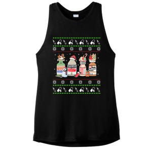 Ugly Xmas Funny Propofol Christmas Nurse Crna Pacu Er Ed Icu Ladies PosiCharge Tri-Blend Wicking Tank