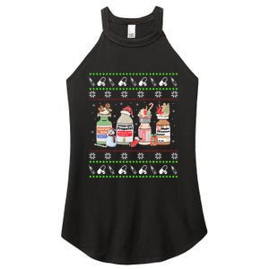 Ugly Xmas Funny Propofol Christmas Nurse Crna Pacu Er Ed Icu Women's Perfect Tri Rocker Tank