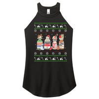 Ugly Xmas Funny Propofol Christmas Nurse Crna Pacu Er Ed Icu Women's Perfect Tri Rocker Tank