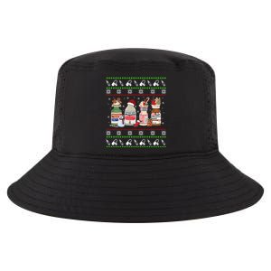 Ugly Xmas Funny Propofol Christmas Nurse Crna Pacu Er Ed Icu Gift Cool Comfort Performance Bucket Hat