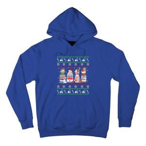 Ugly Xmas Funny Propofol Christmas Nurse Crna Pacu Er Ed Icu Gift Tall Hoodie