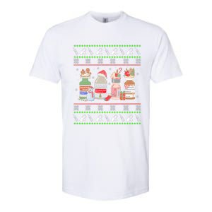 Ugly Xmas Funny Propofol Christmas Nurse Crna Pacu Er Ed Icu Gift Softstyle CVC T-Shirt