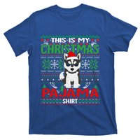 Ugly Xmas Holiday This Is My Siberian Husky Dog Christmas Great Gift T-Shirt