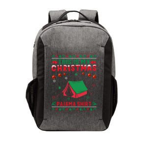 Ugly Xmas Holiday This Is My Camping Christmas Pajama Gift Vector Backpack