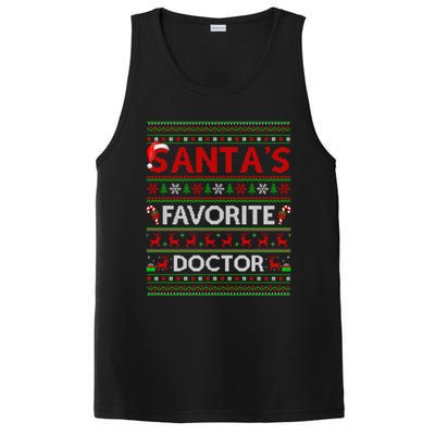 Ugly Xmas Lighting SantaS Favorite Doctor Christmas Great Gift PosiCharge Competitor Tank